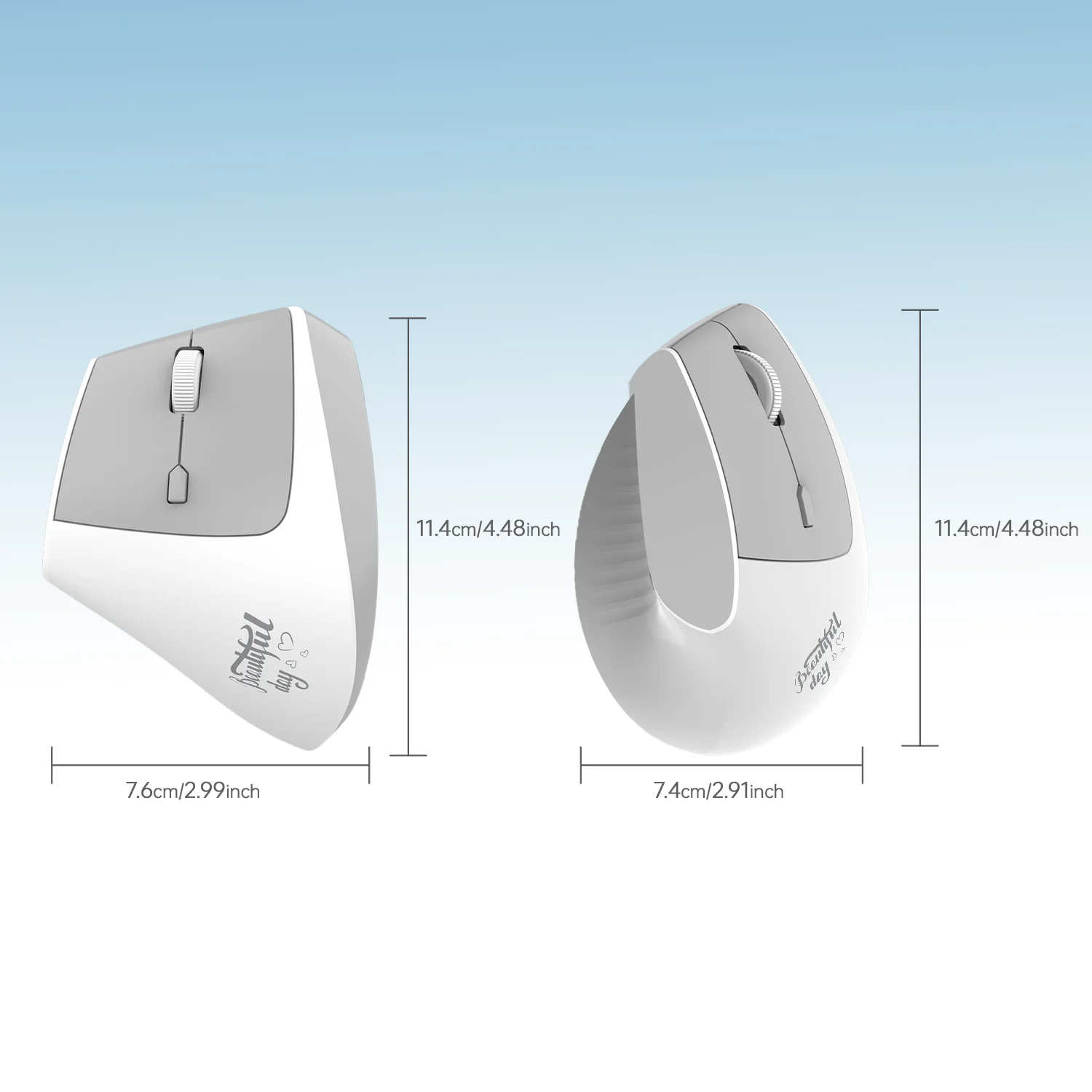 AJAZZ I300 Dual-mode Wireless Vertical Mouse Is Lightweight And