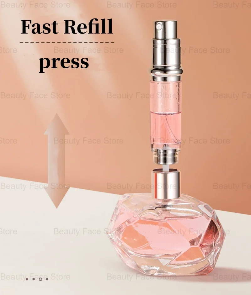 5ml Perfume Atomizer Mist Spray Bottle Portable High Quality PU Sprayer Suitable for Boarding Tight Sealing Travel Perfume Spray