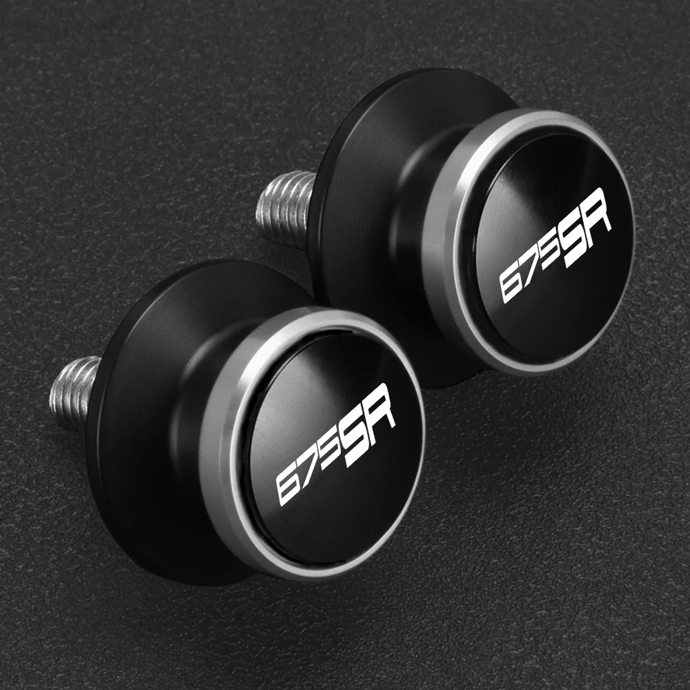 Para cfmoto 675sr 675 sr sr675 cf675sr 2024 2025 2026 motocicleta cnc 10mm acessórios carretéis braço oscilante suporte traseiro parafusos sliders