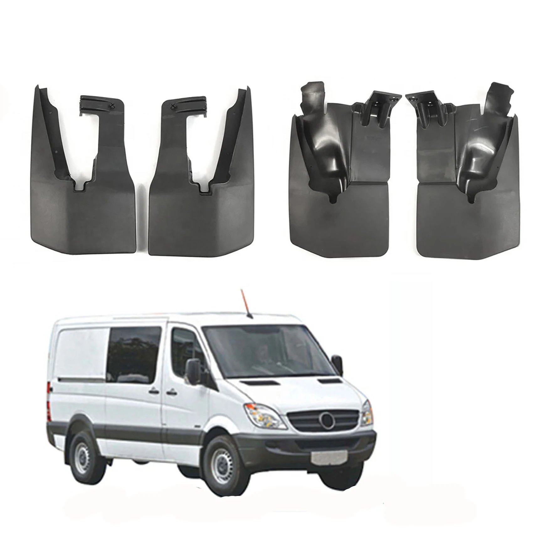 Mudguards for Mercedes Sprinter W906 CRAFTER 2006-2017 Rear/Front Wheel Fenders Mud Flaps Splash Guards