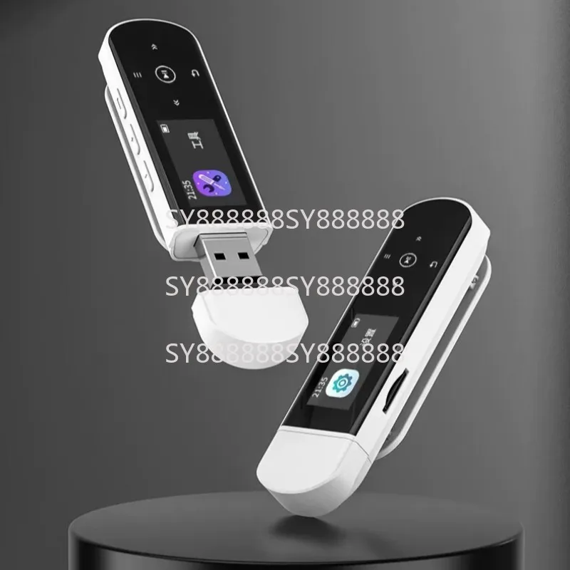 

100% New Original For RUIZU X69 Bluetooth Clip MP3 White Sport Walkman FM Radio Recording + Free Earphones & USB Cable