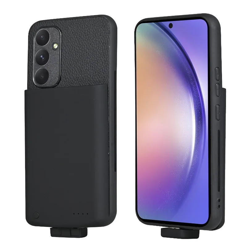 5000mAh for Samsung A54 Back Clip Battery Wireless Power Bank Mobile Phone Case Power Bank