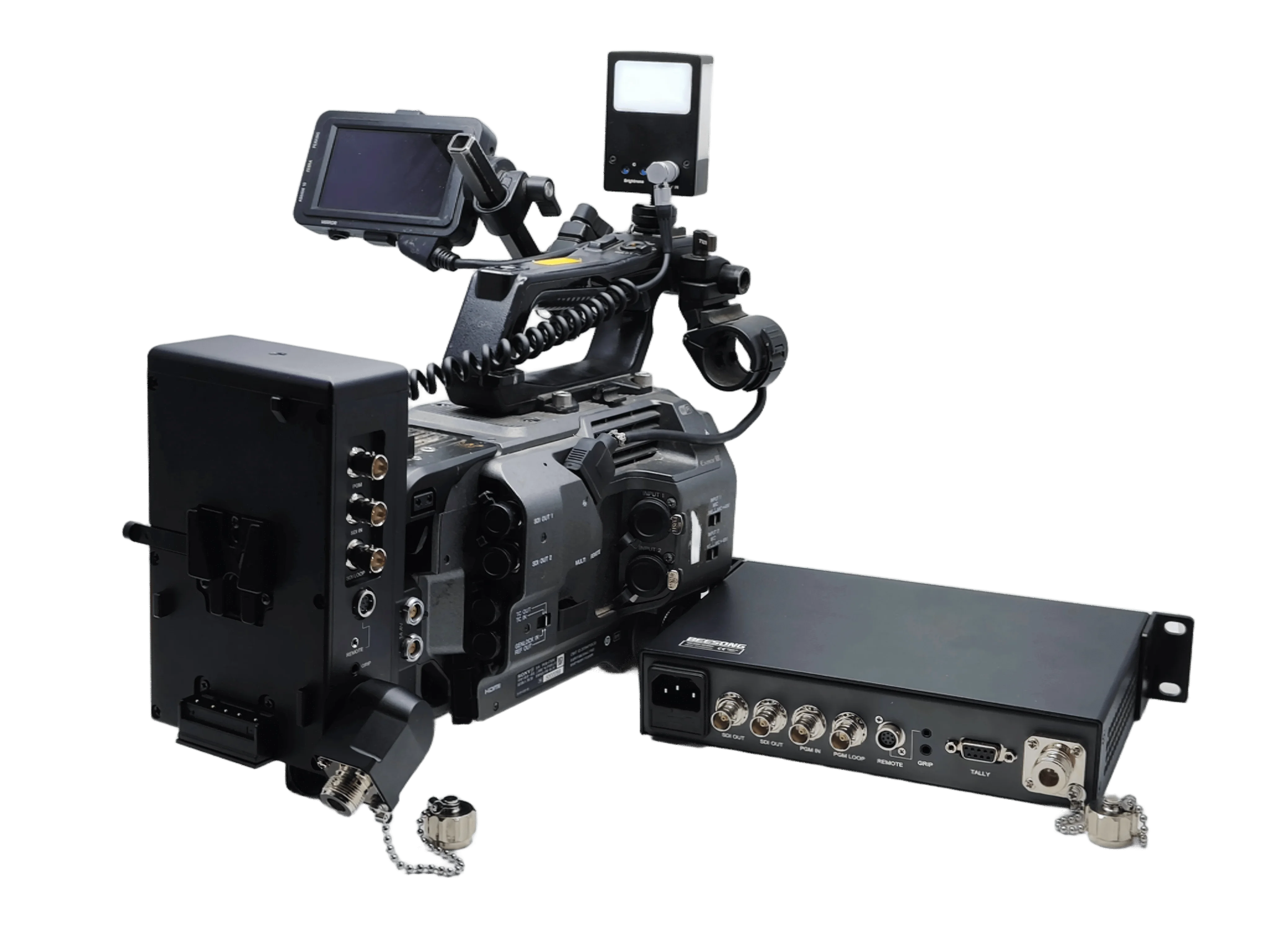 12G EFP To Fiber Camera Systems For Live Event, ENG, ESP ( Includes Camera Optic Adaptor and Base Station)