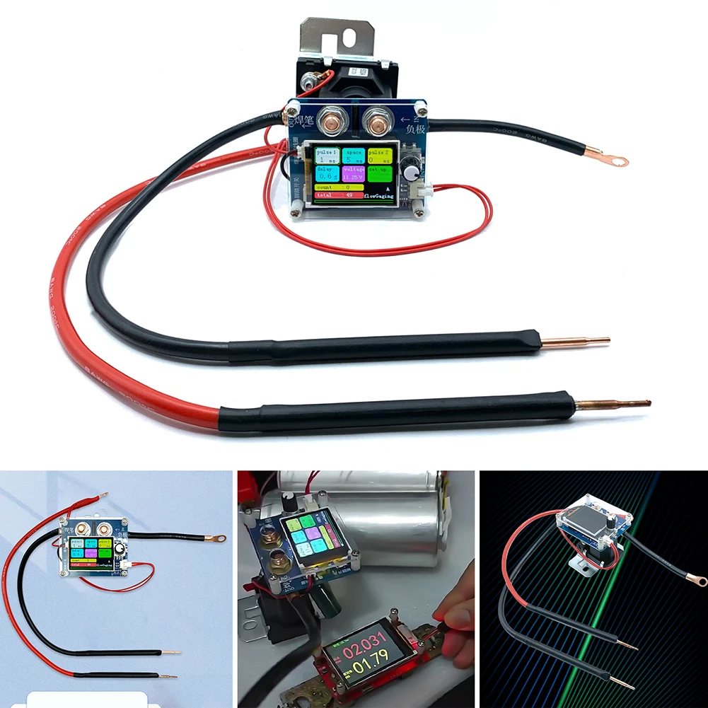 

5-15V 1500A Spots Welding Control Board Double Pulse Adjustable Digital DIY 18650 Battery Pack for 0.1-0.3mm Nickel Plate