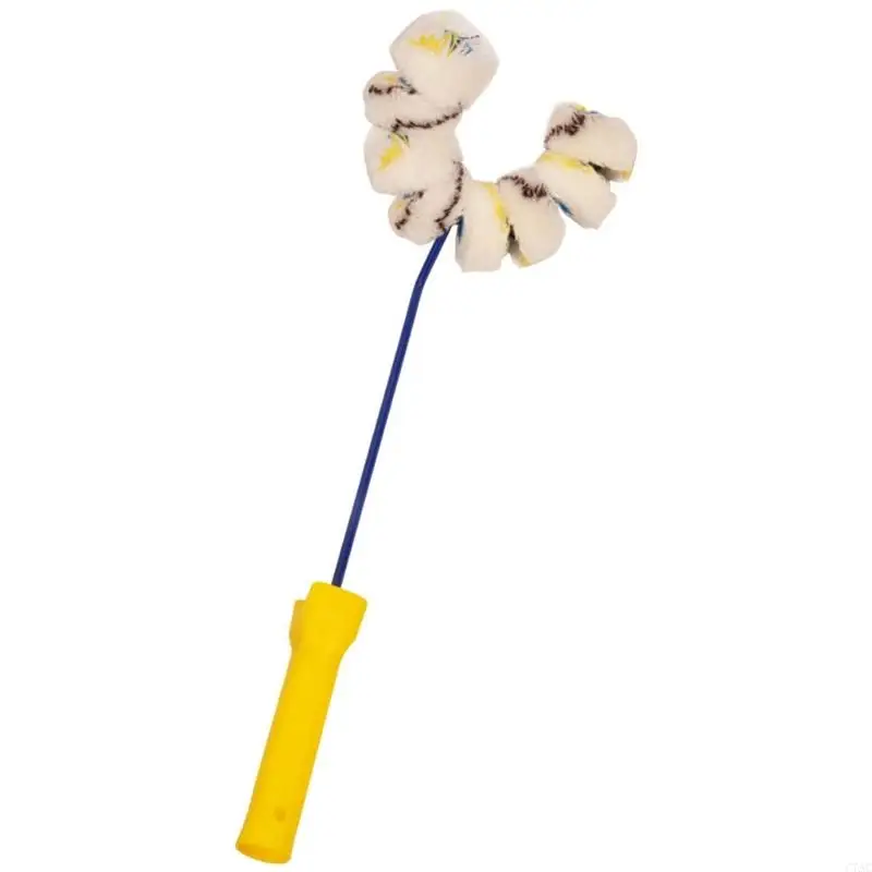 Narrow Profile Roller Brush Professional Painting Tool Pipe Paint Roller Brush with Frame Handle For Tight Spaces C7AC