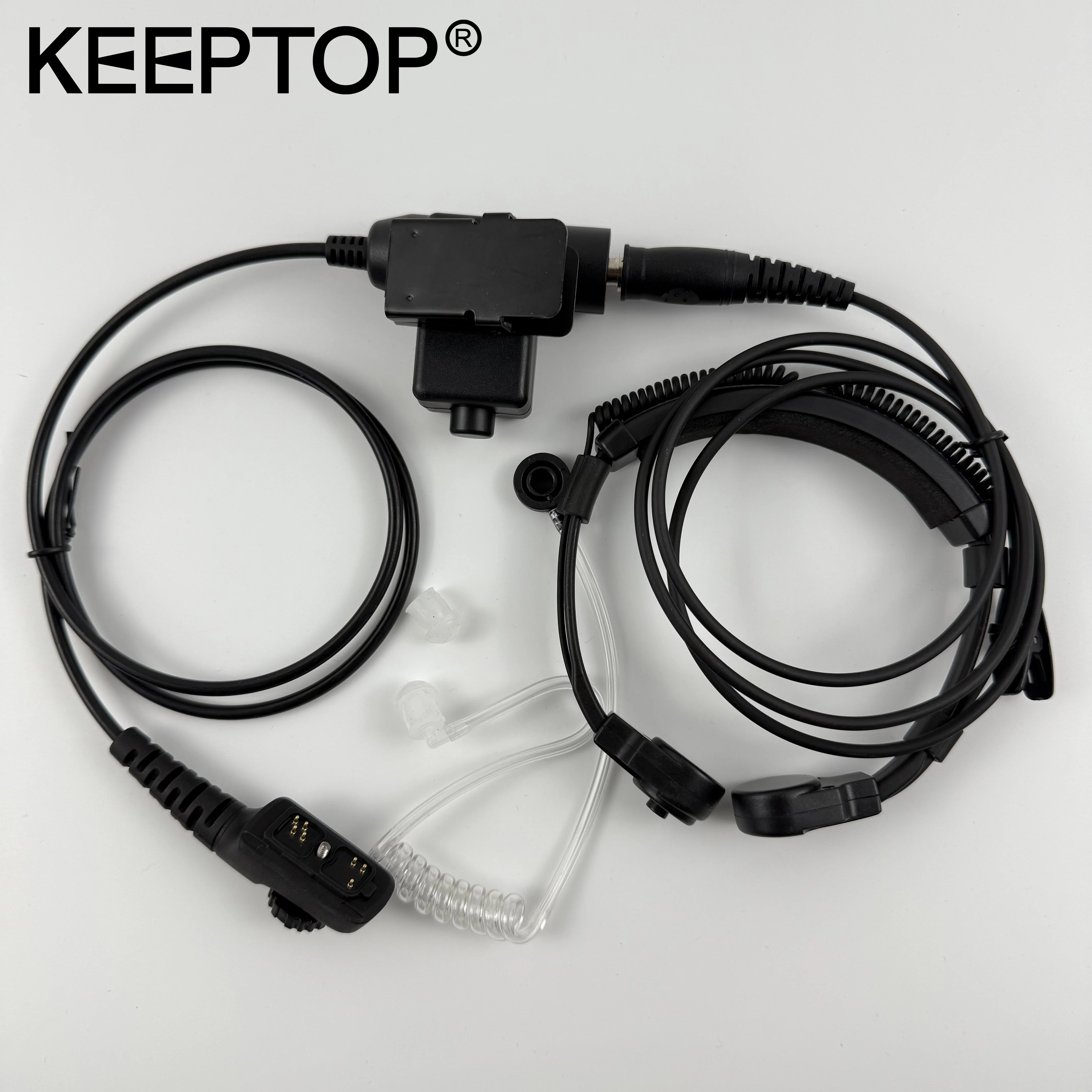 Тактический адаптер KEEPTOP U94 PTT 7,1, адаптер для гарнитуры для рации Hytera PD780/780G/PD788/700 PT580D