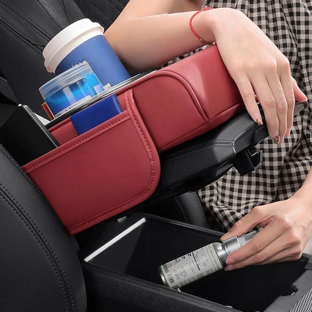 

Универсальный органайзер для подлокотника автомобиля 5-в-1 с держателем для салфеток и USB-портом для зарядки для внедорожников