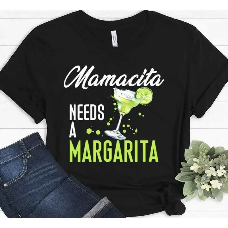 Mamacita Needs A Margarita Cute Cinco De Mayo Mom Women Funny T shirt