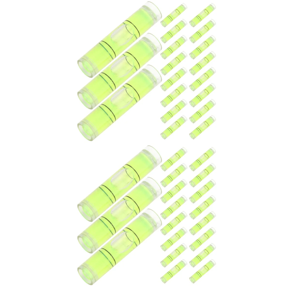 

2 Count Bubble Level Florescent Gauge Levelling Accessories Ruler Spirit Instrument High Precision