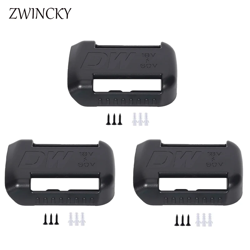 Melhor 1/2/3 pces para dewalt 18v 20v 60v suporte da bateria montagem de parede montagem stander display cabide doca bateria cinto fivela