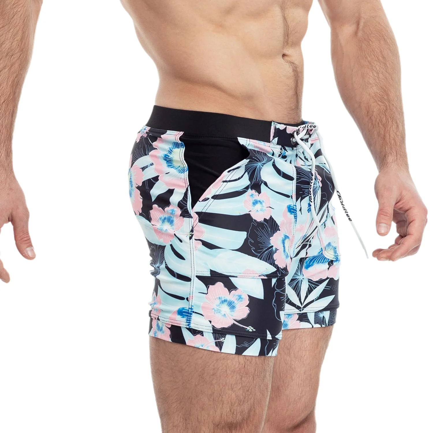 

Taddlee Swimwear Men Basic Long Swimming Trunk Surf Camo Shorts Swimsuits Pocket