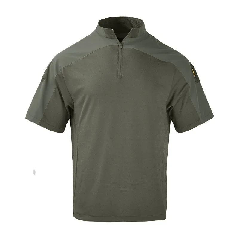 Tough Guy Men's Quick-Dry T-Shirt Tactical Frog Suit Training Uniform, Men's Military Short-Sleeve Durable Loose Camouflage Clo