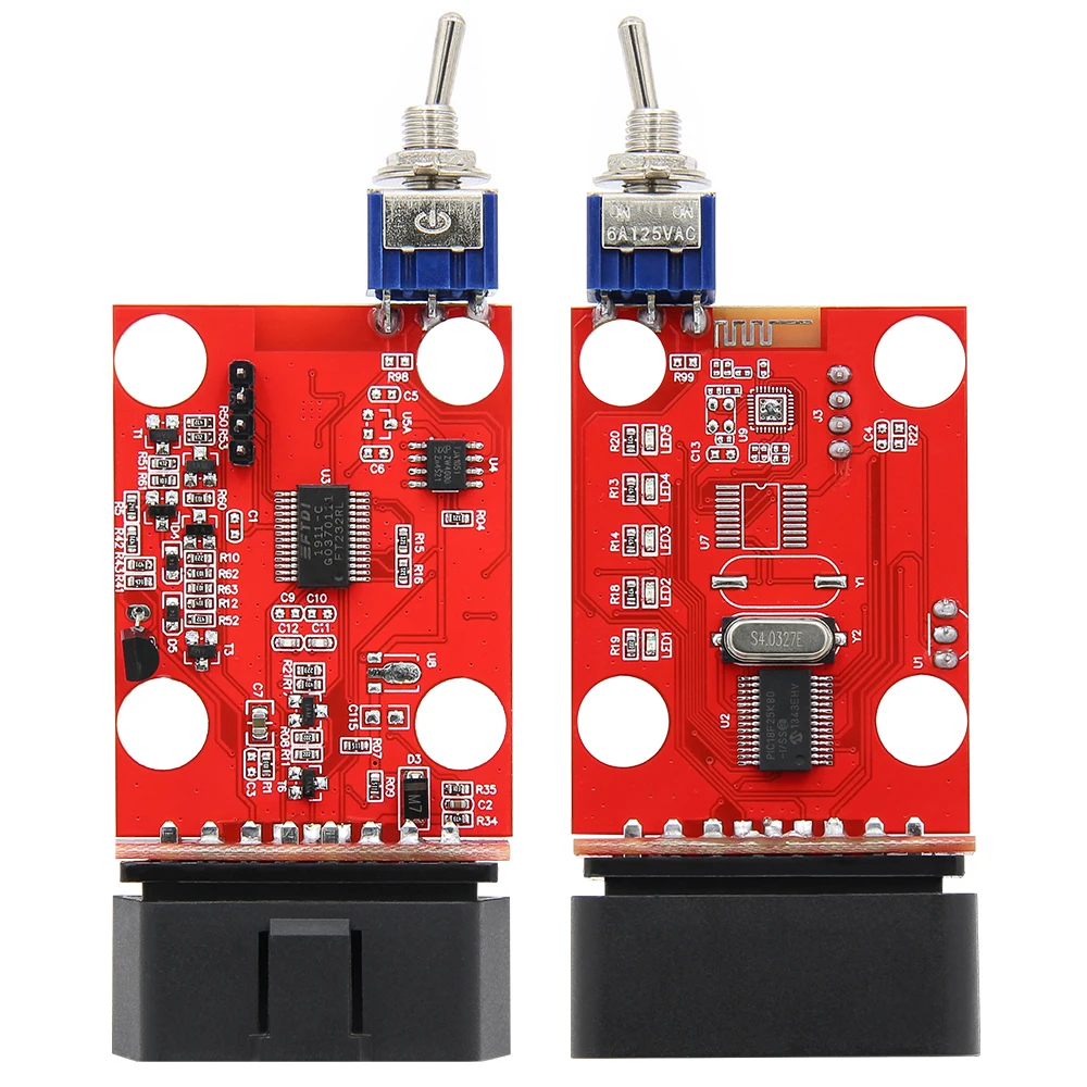 ELM327 V1.5 USB OBD2 Scanner FT232 FTDI PIC18F25K80 Chip mit HS-CAN/MS-CAN Schalter für Ford FORScan Auto-Diagnosegerät – Detail 5
