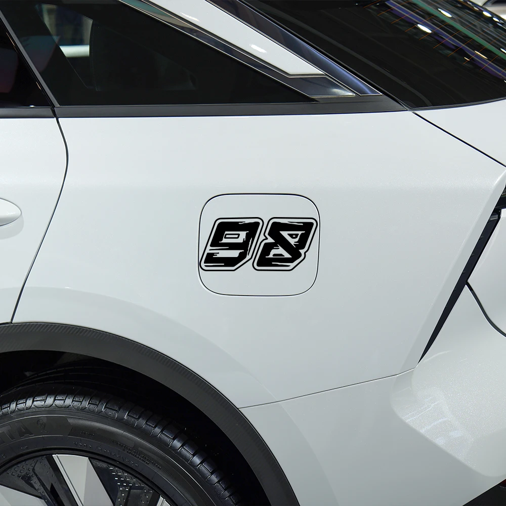 Racing Style Number 0123456789 DIY Car Stickers Auto Body Rear Window Motorcycle Decor Vinyl Film Decals Car Tuning Accessories