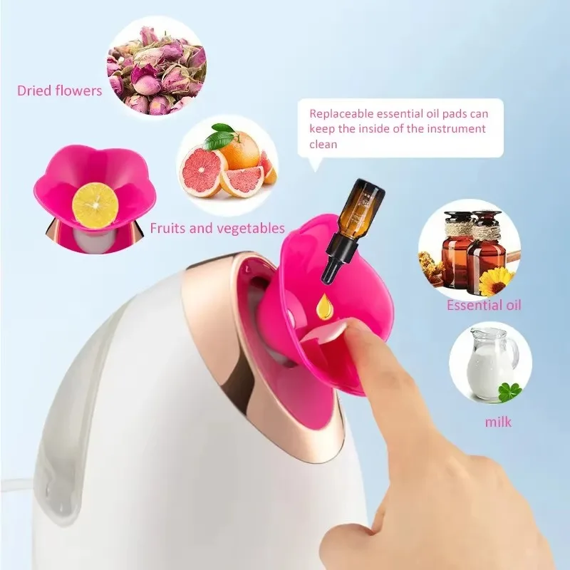 Wholesale Mist Spray Vaporizer Home Sauna Spa 3-In-1 Nano Ionic Facial Steamer