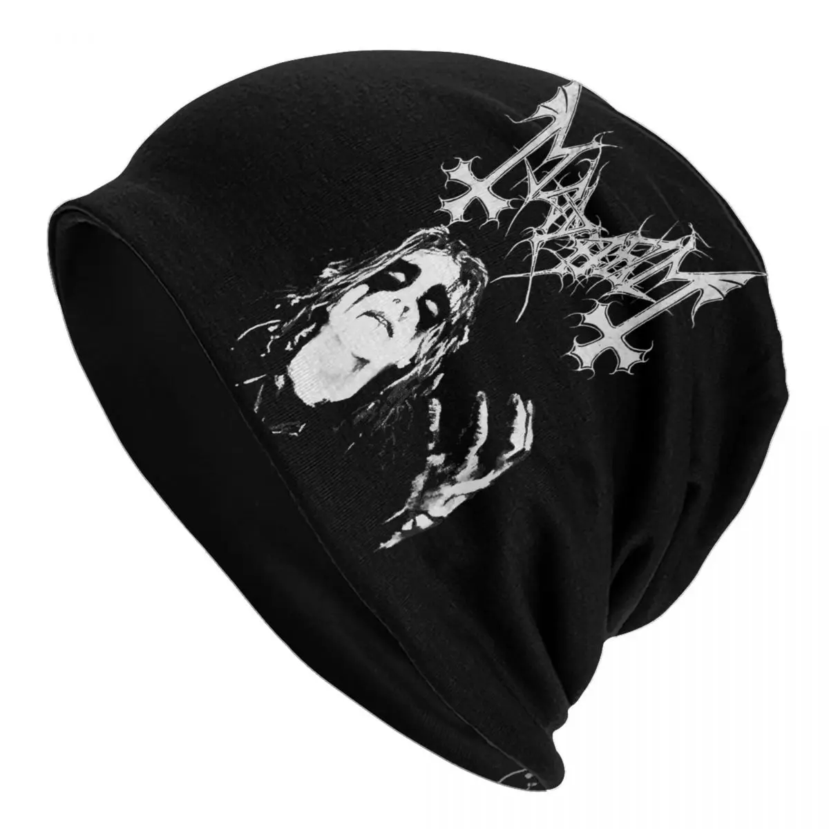 Mayhem Long Live Dead Band Autumn Winter Beanies Skullies Skullies Caps Man Stylish Warm Thermal Elastic Bonnet Knitting Hats