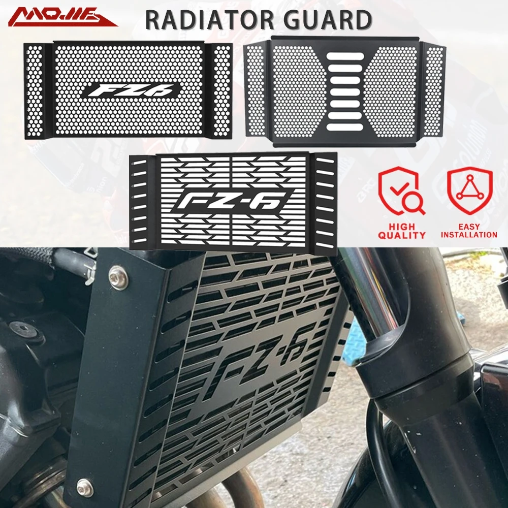 

FOR YAMAHA FZ6 Fazer 2007-2008-2009-2010 Motorcycle Accessories Radiator Guard Water Tank Protection Grille Mesh FZ6 07-10