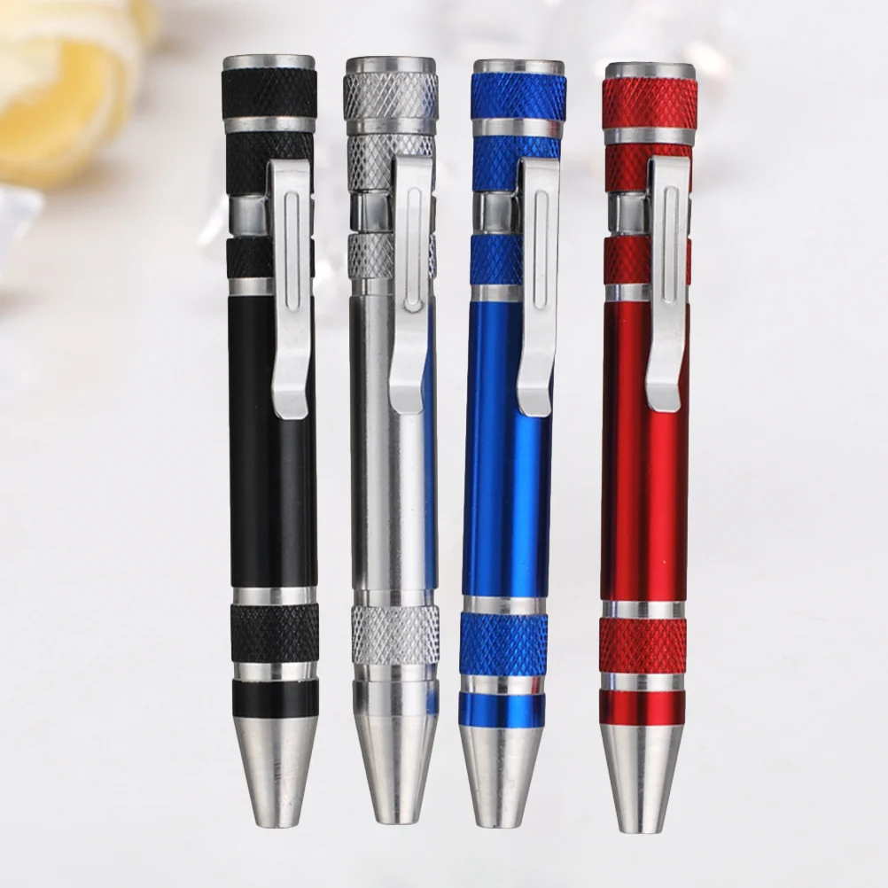 

1Set Screwdriver Tool Pen Magnetic Multi-Function Vanadium Alloy Steel Repairing Tool Portable Lightweight for Home Use