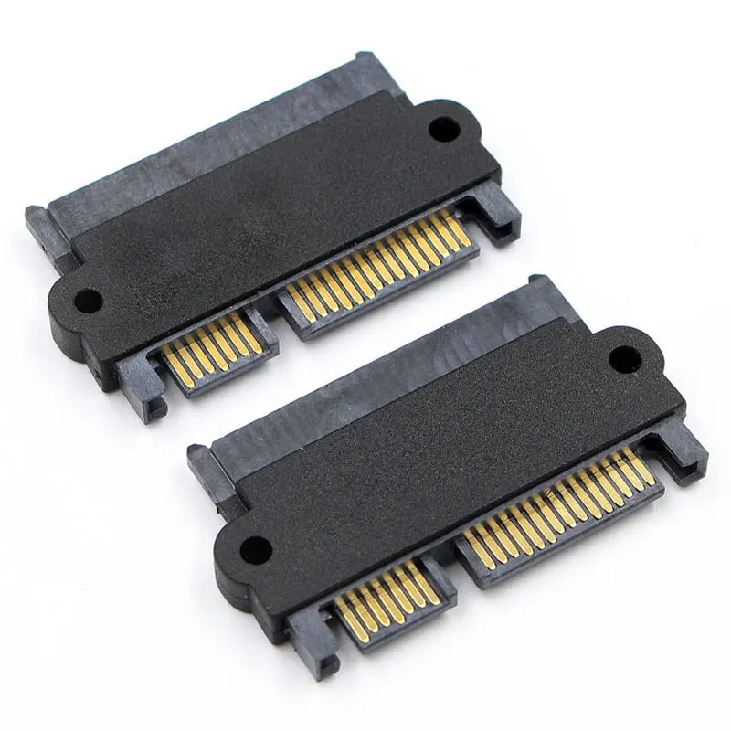 Sata22pin male to male/female adapter for hard drive conversion to SATA (7+15P) SATA Male to SATA Male/Female Adapter Converter