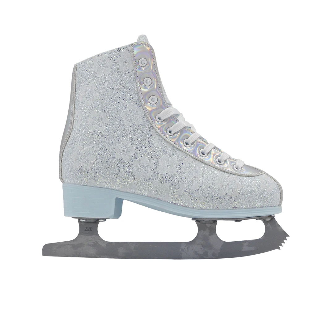 China High Speed Adult Non-Adjustable Figure Ice Skating Shoes Stainless Steel Hockey Blade Eco-Friendly Custom Design for