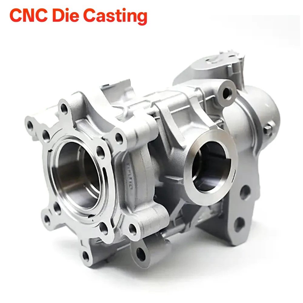 Custom Aluminum Die Cast Gearbox Housing OEM CNC Machining Transmission Shell High Precision Auto Mechanical Die Cast Components