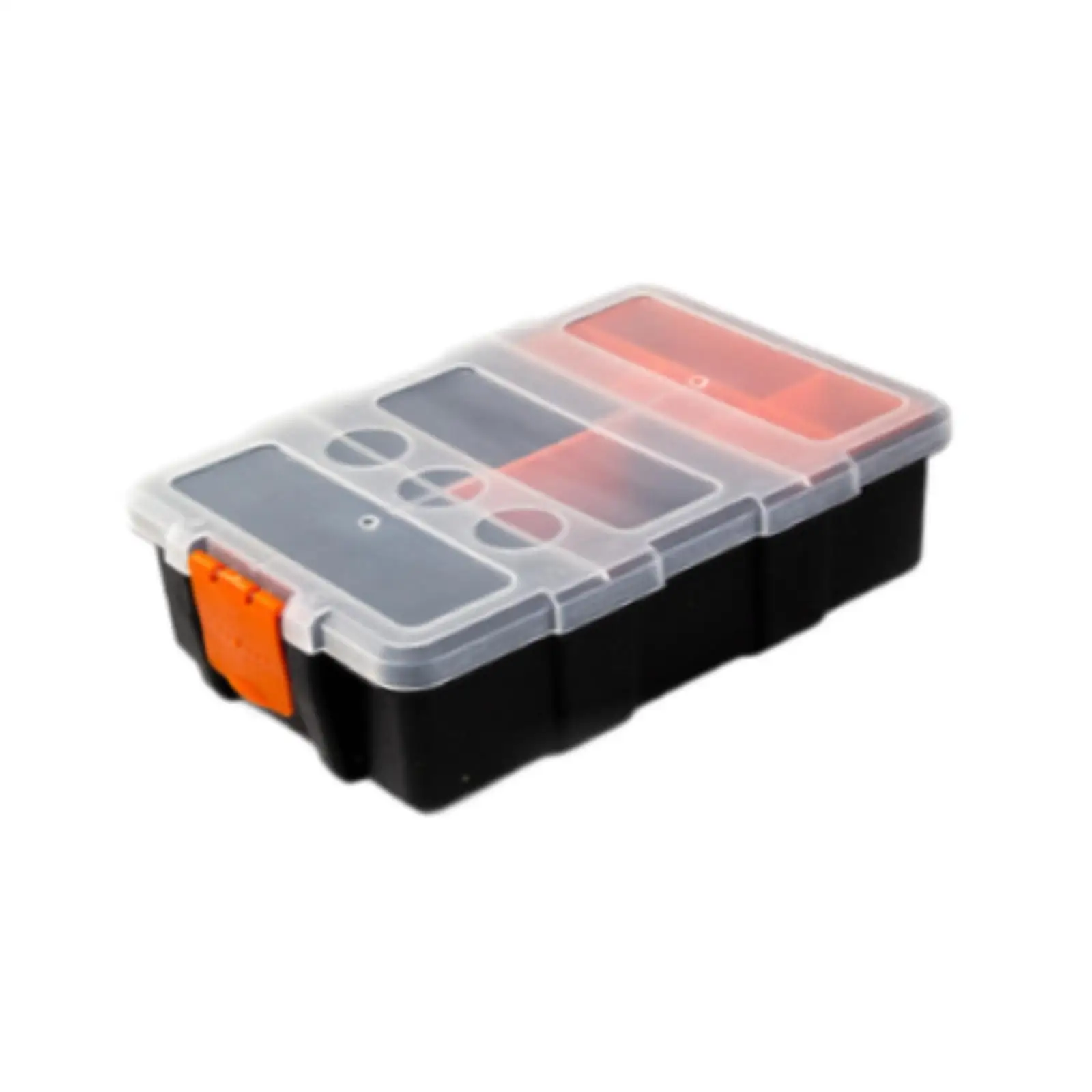 Electronic Components Storage Box PP Material Removable Dividers Hardware Organizer Bin for Hobbyist Repair Worker
