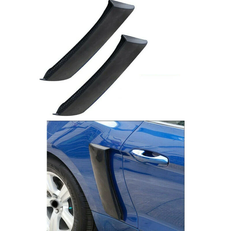 Car Rear Side for Fender Door Scoops Frame Cover for Ford Mustang GT350 Style 2015-2018 Fender Scoops Cover