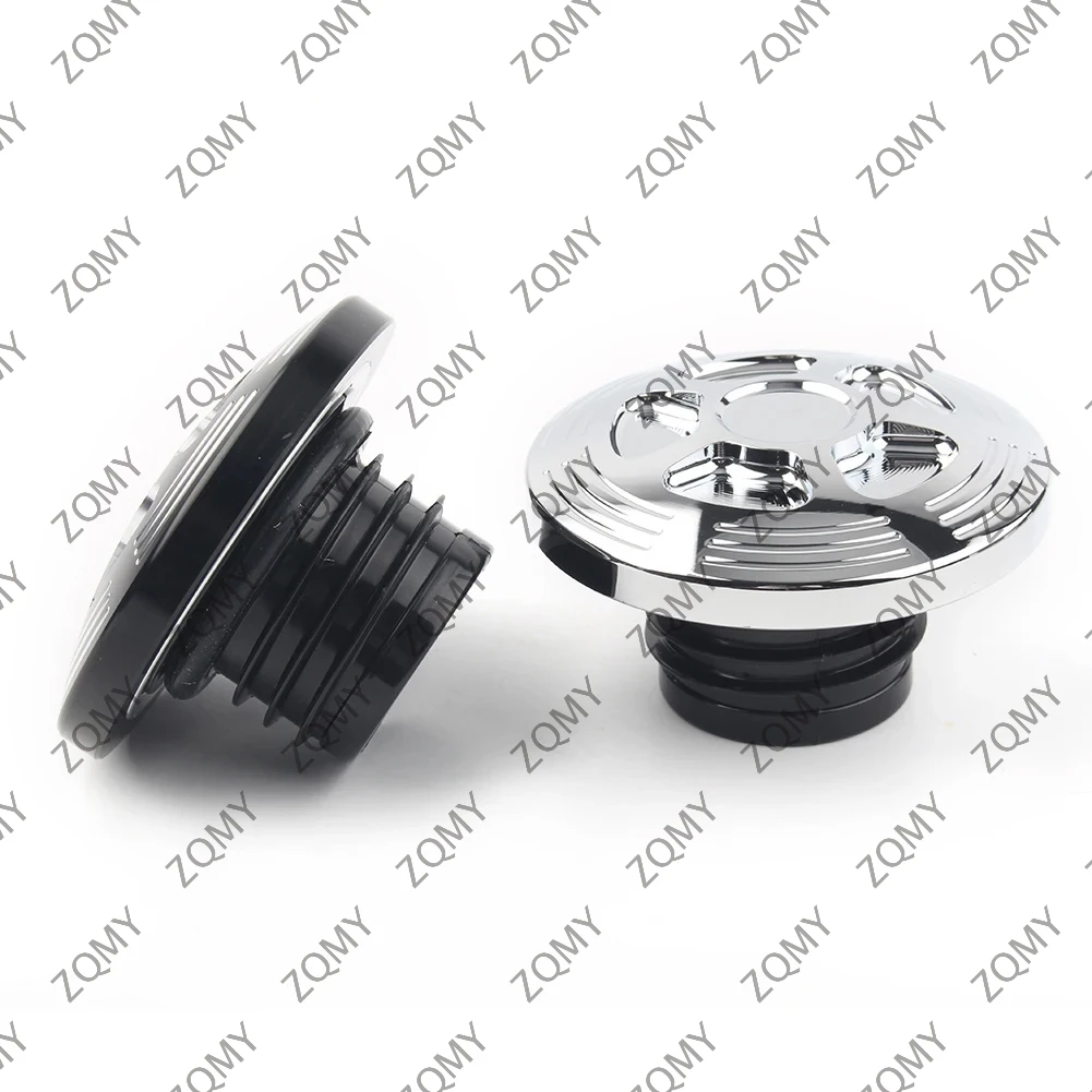 

Motorcycle Fuel Gas Tank Cover Oil Cap Cover For Harley Sportster XL883 XL1200 48 Dyna Touring Softail Black Chrom CNC