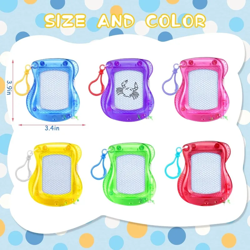LCD Writing Tablet For Kids Magnetic Drawing Board Keychain Portable Mini Doodle Pad Erasable Educational Travel Toy Gift