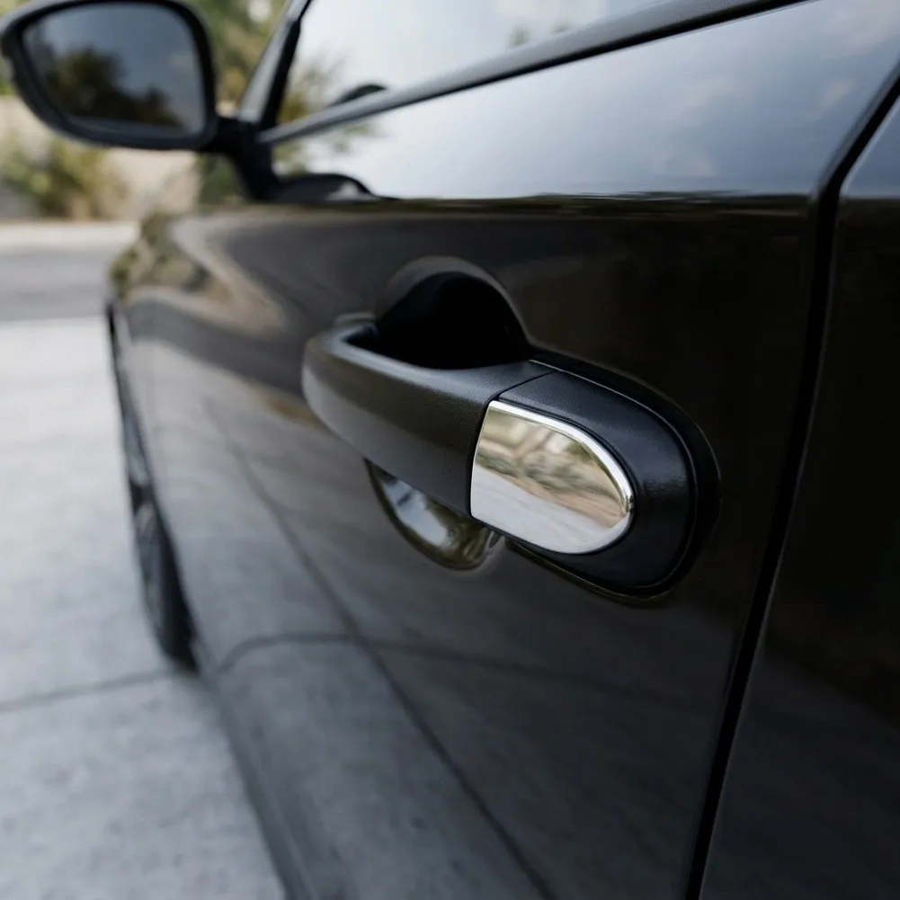 For Vehicle for Security Upgrade Electroplating Door Handle Key Hole Cover Car Keyhole Cover Accessory Anti-theft Cover
