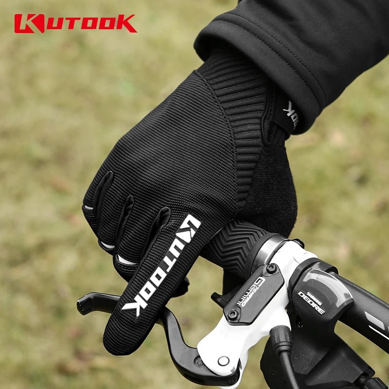 INBIKE قفازات ركوب الدراجات المشي لمسافات طويلة في الهواء الطلق تسلق الجبال وسادة النخيل الكاملة ملموس تنفس عدم الانزلاق منشفة عرق الدراجة الملحقات