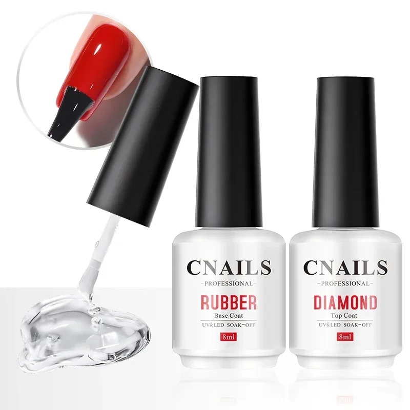 Deroi Top Coat Gel Soak Off Smalto gel per unghie Base in gomma opaca Primer Disidratatore UV/LED Accessori per nail art semipermanenti