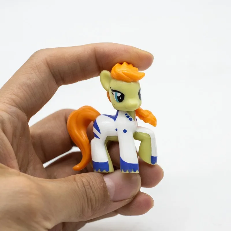 Hasbro My Little Pony Various styles of pony Anime Twilight Sparkle Rainbow Fluttershy Pinkie Pie Rarity Pony Model Toy Gift