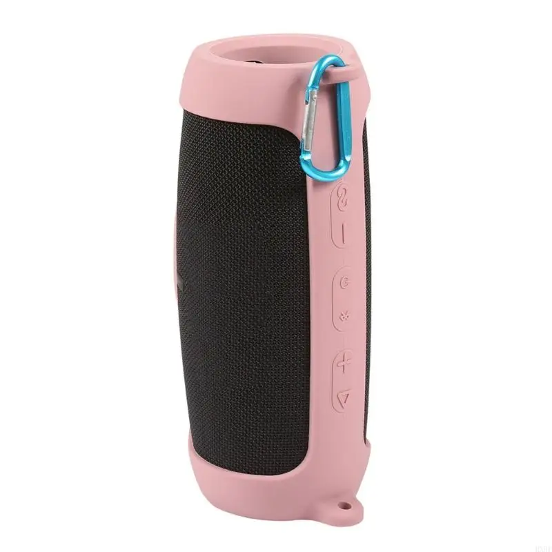 غطاء سيليكون واقعي مع منظمي Carabiner لـ JBLCharge5 HX5E