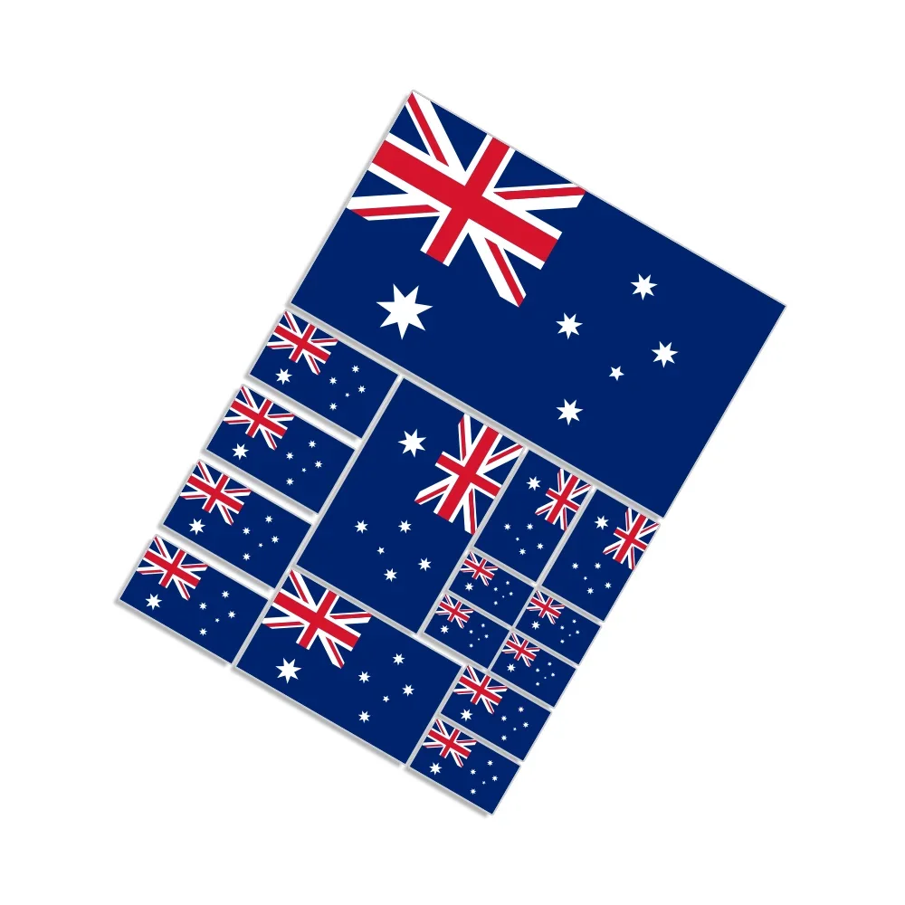 

1 шт./3 шт., автомобильные наклейки с австралийским флагом