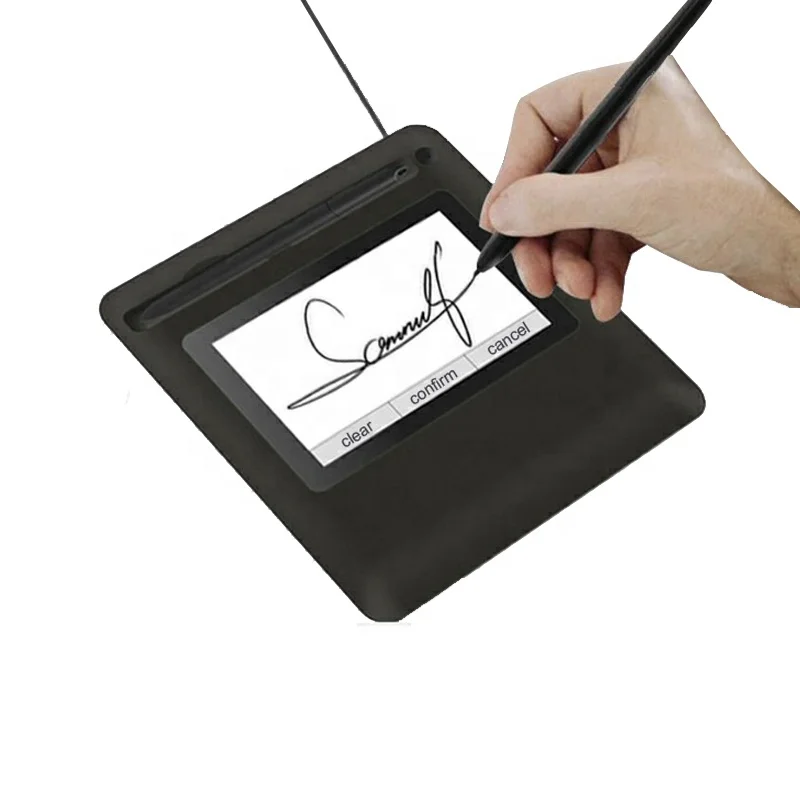 Electronic Signature Pad Advanced Writing Pad With Pen For Multi-Purpose Identity Verification Drawing Tablet 5 inch e-sign pad