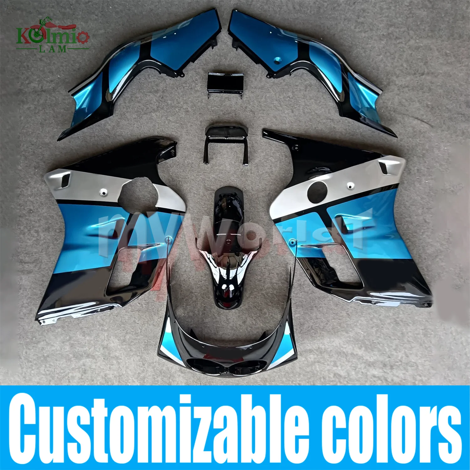 Fit For YAMAHA FZR250R 3LN 1990 - 1992 Double Lamp Hole Motorcycle Bodywork Fairing Kit Panel Set 1991 FZR 250 FZR250 R