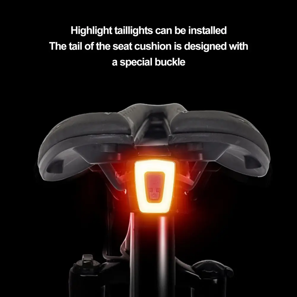 Bike Saddle  Easy to Install Ergonomic Design High Elasticity  Anti-deformed Mountain Bike Saddle Cycling Supply