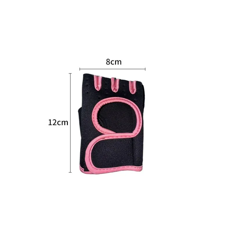 الرياضة في الهواء الطلق ركوب الدراجات دراجة اللياقة البدنية المضادة للانزلاق تنفس نصف اصبع قفازات مركبة #2