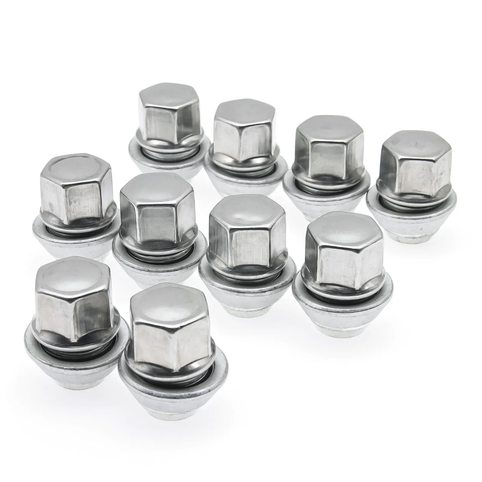 1 Piece Alloy Steel Wheel Nuts For Ford Fiesta Mondeo C-Max Focus MK1 MK2 MK3 ST RS M12x1.5 19MM Bolt Lug Stud Tyre Nut