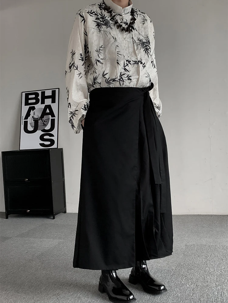 

Брюки Kobayai Wind Swordsmanip с широкими штанинами для мужчин и женщин, новые, в китайском стиле, свободного кроя, повседневные, весенние