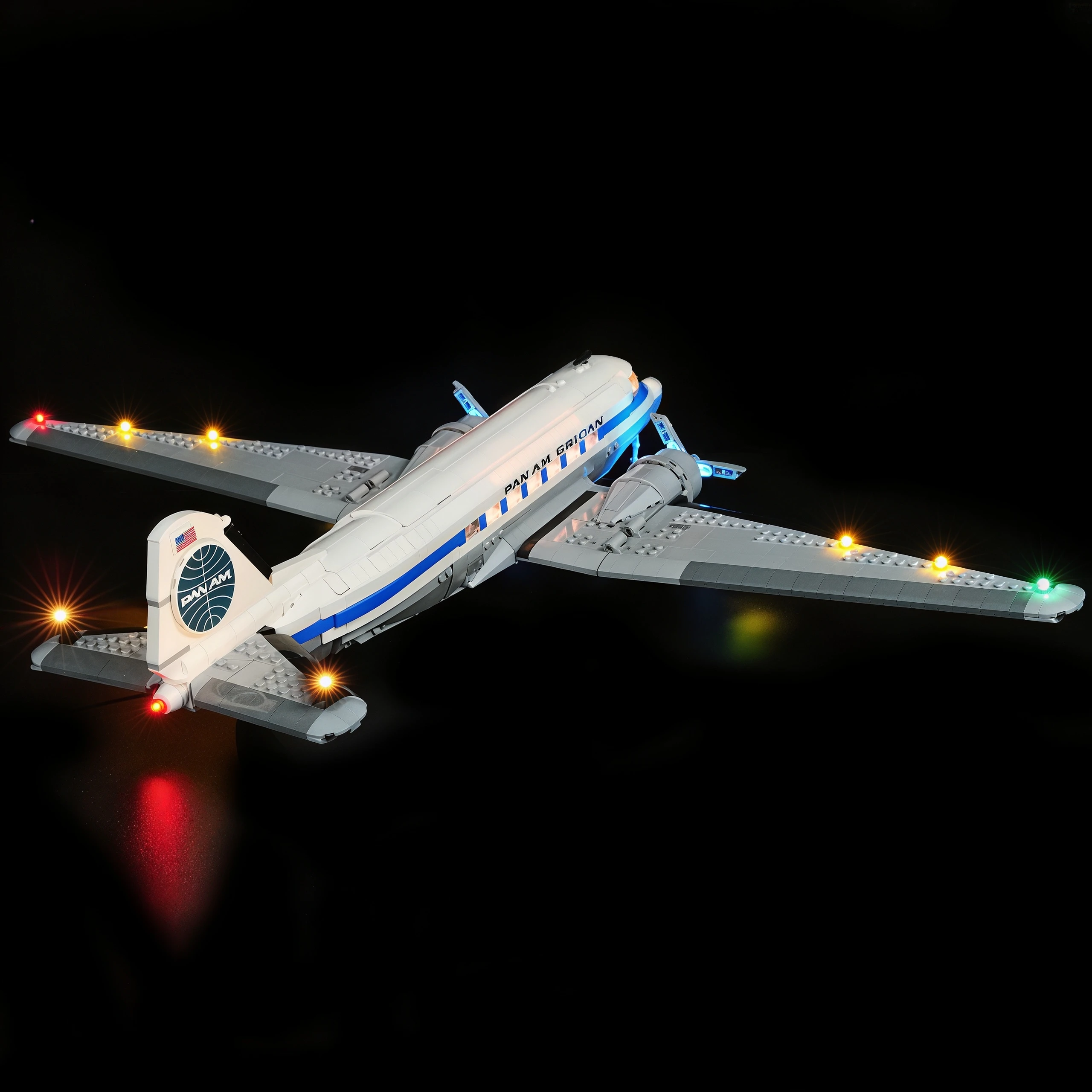 MAXCXT LED Light For LEGO 11378-Douglas™ DC-3™ Pan American Airways Airliner DIY Decorative Lamp Not Include Building Blocks Set view 3