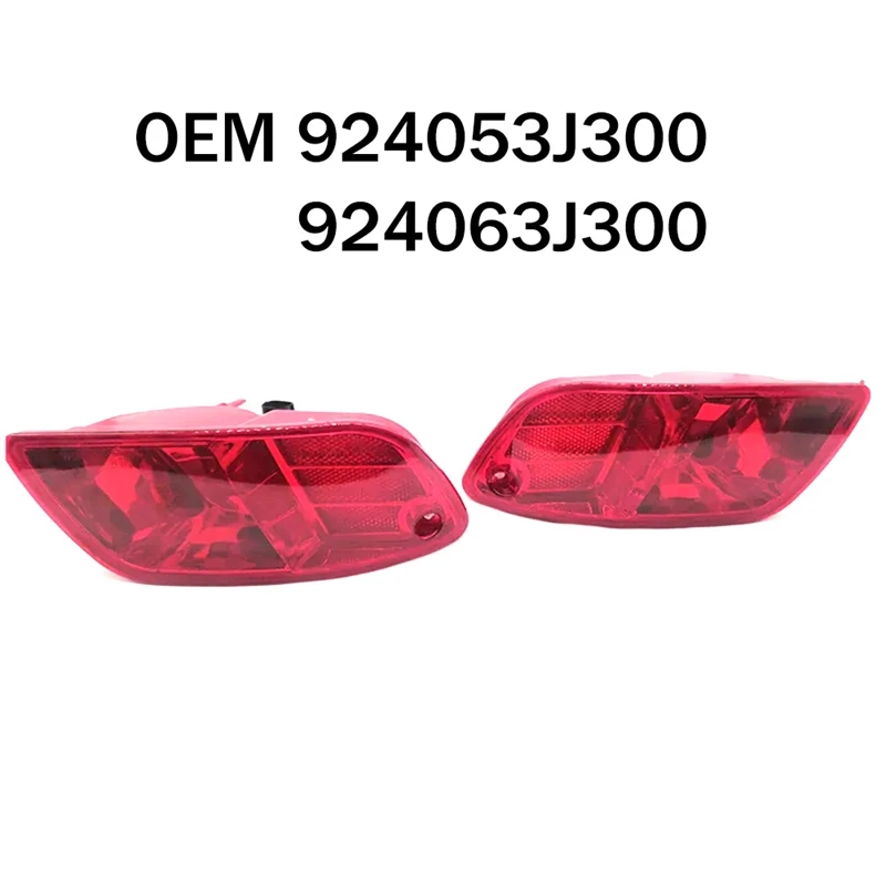 Car Rear Bumper Reflex Fog Lamp Brake Light For Hyundai Veracruz IX55 2007-2015 Part Number:924053J300 924063J300