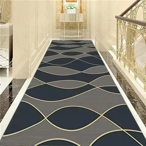 Modern Runner Long Corridor Carpets for Hallway Decoration Home Floor Mats Luxury Lobby Aisle Entryway Decor Area Rug Washable