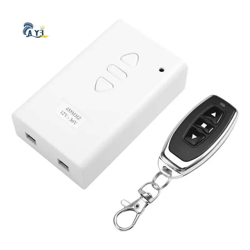 

AY03-AC/DC 12V 24V 36V Motor Remote Control Switch Forwards Reverse Up Down Stop With Limit Switch