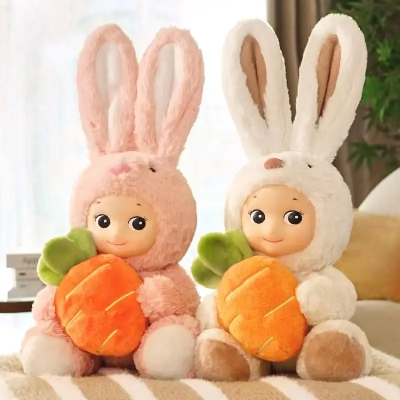 Genuine Sonnyangel Plush Dolls Vinyl Plush Rabbit Pacify Plushie Toys Cartoon Cute Soft Stuffed Animal Decoration Christmas Gift