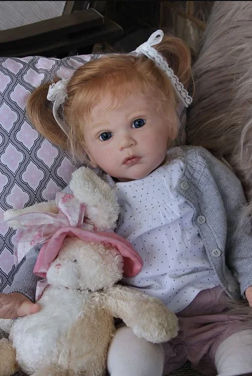 24inch Reborn Doll Kit Mattia with COA Lifelike Soft Touch Fresh Color Unfinished Doll Parts with Body and Eyes