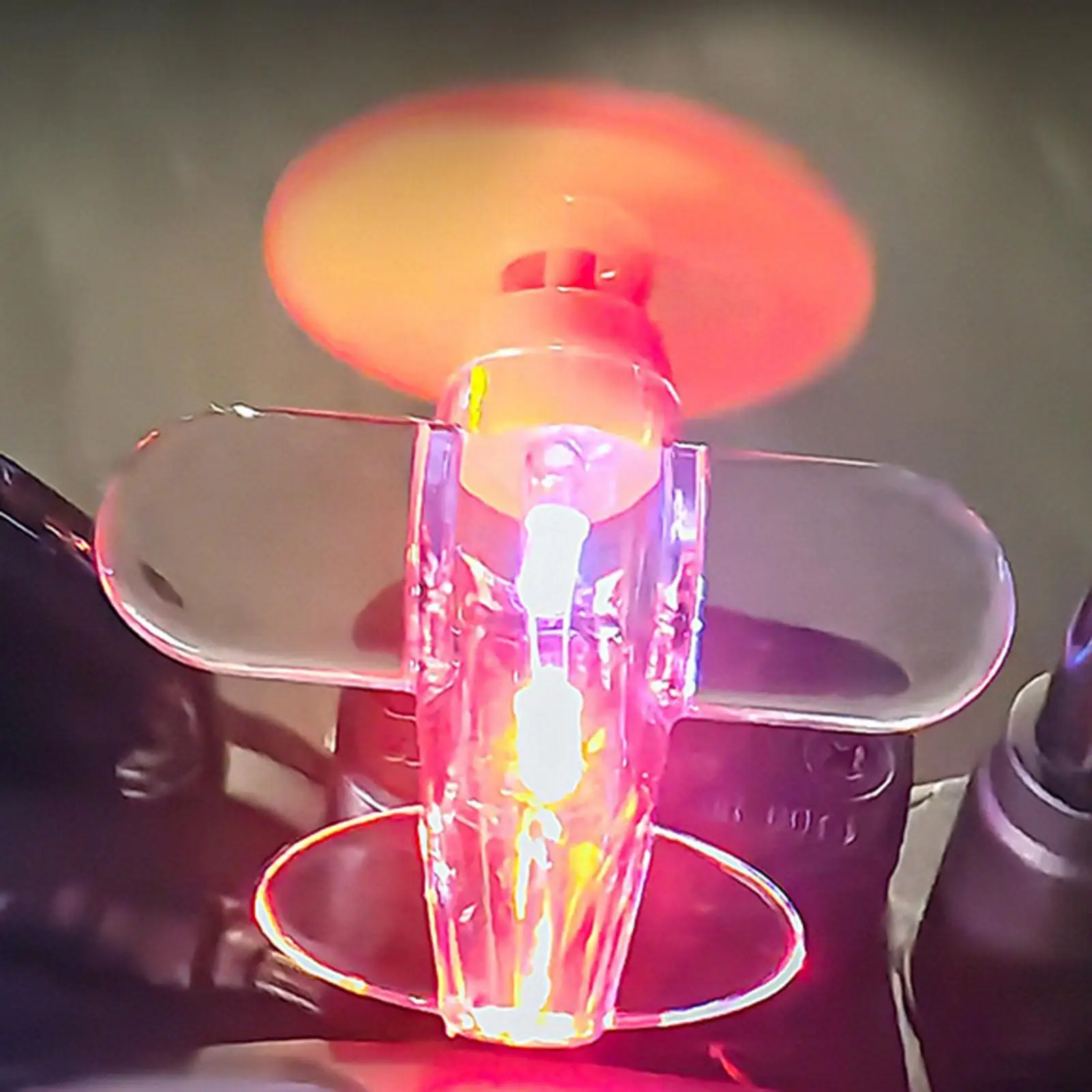 Vehicle Wind Powered Light Ornament Portable Glowing Airplane Light Night Lights Exterior Lamp for Bicycle Trucks Cars Auto