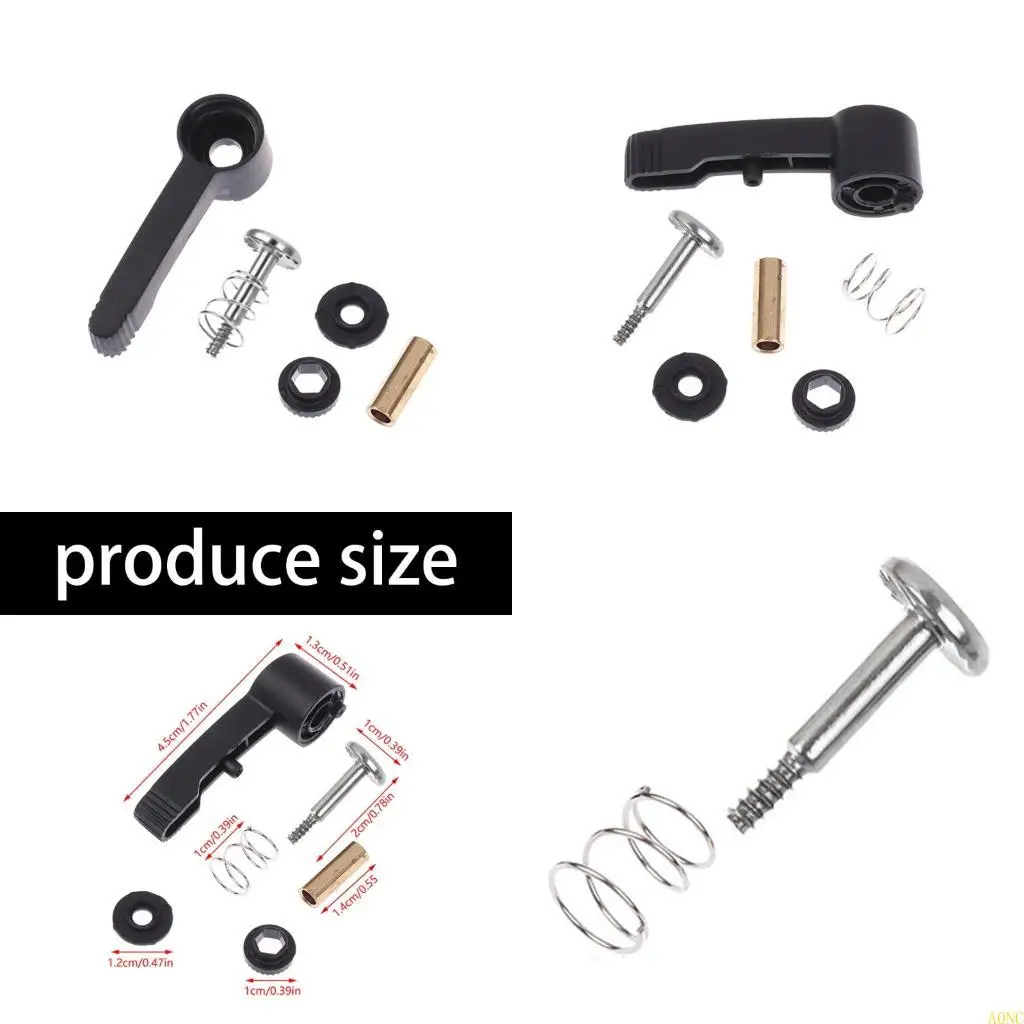 A0NC Professional Barbershop Gear Knob Adjuster Motor Circuit Board Lever Screw Spring Blade Plastic for Hair Trimmer