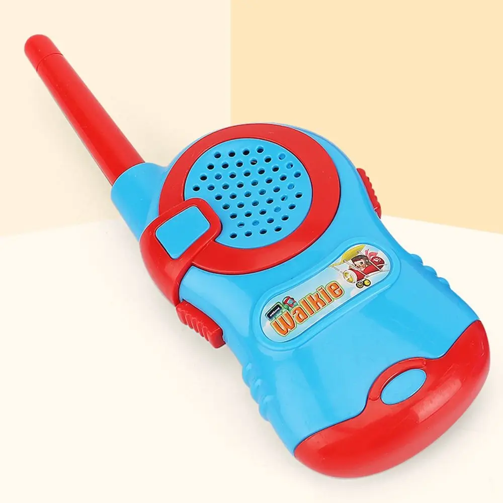 Paquete de 2 walkie talkies portátiles de largo alcance para niños, juguetes de mano de dibujos animados para niños, Radios bidireccionales divertidas y fáciles de usar para exteriores